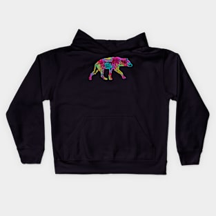 Colorful Hyena Kids Hoodie